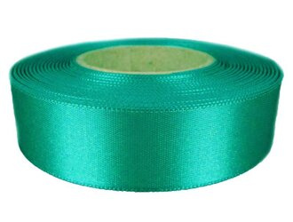 Wstążka 24mm atłas morski