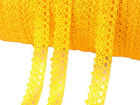 Koronka 1,9cm bawełniana żółta