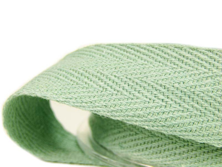 Taśma 20mm bawełniana szałwia