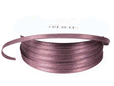 Wstążka 3mm atłas fiolet antyczny