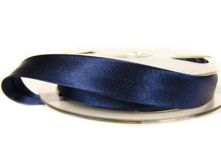 Lamówka 1,5cm atłasowa granat