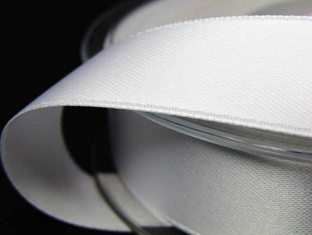 Wstążka 16mm atłas biała