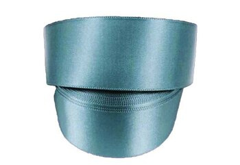 Wstążka 40mm atłas antyczny niebieski