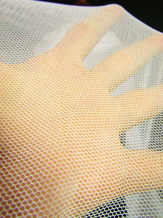 Tiul elastyczny ivory 185cm