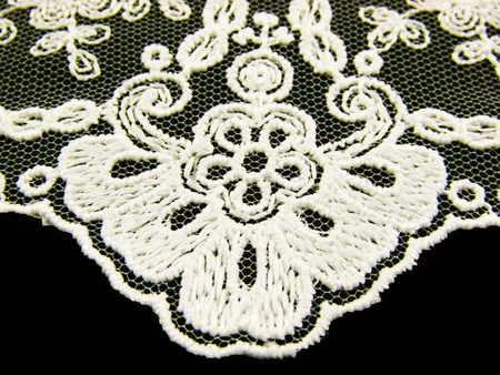 Koronka 9,5cm tiulowa ecru