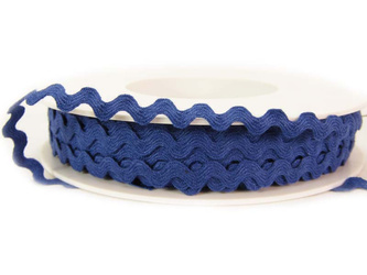 Taśma 7,3mm zygzak bawełna chaber