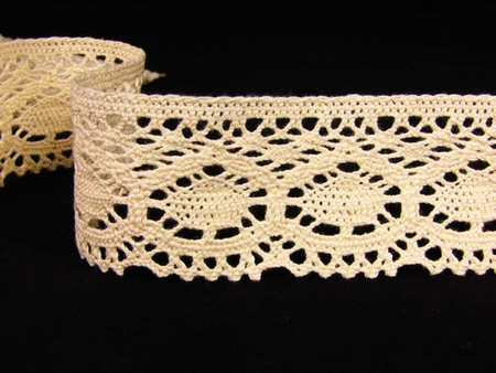 Koronka 5,6cm bawełniana naturalna