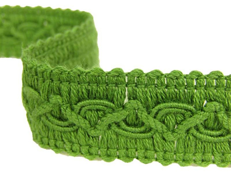 Taśma 2cm galonowa bawełna zielona