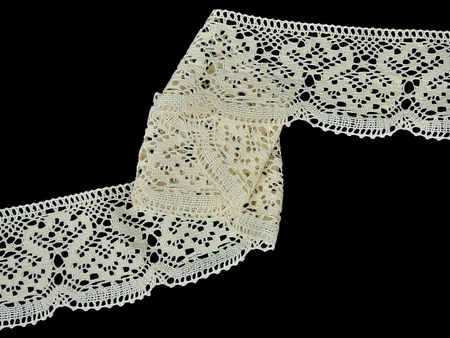 Koronka 9cm bawełniana naturalna