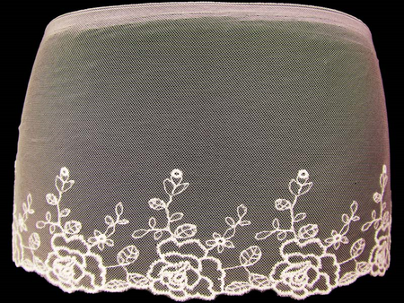 Koronka 11cm tiulowa ivory