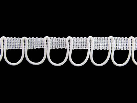 Taśma 1,3cm pętelkowa biała