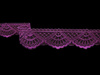 Koronka 4,5cm tiulowa fiolet