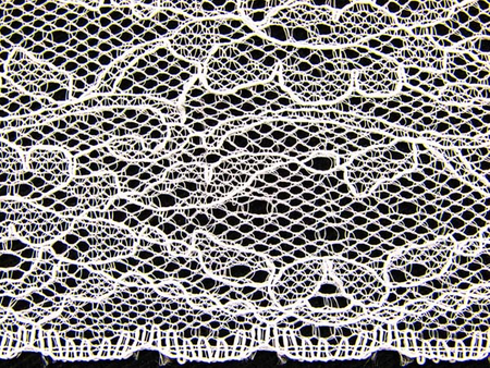 Koronka 14,5cm stabilna biała