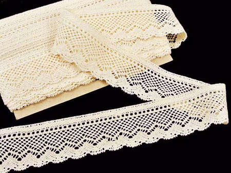 Koronka 5,5cm bawełniana naturalna