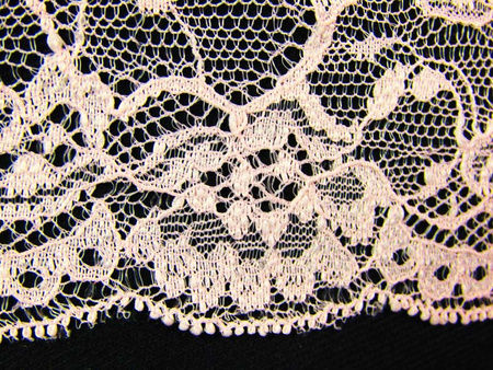 Koronka 5,5cm stabilna antyczny róż