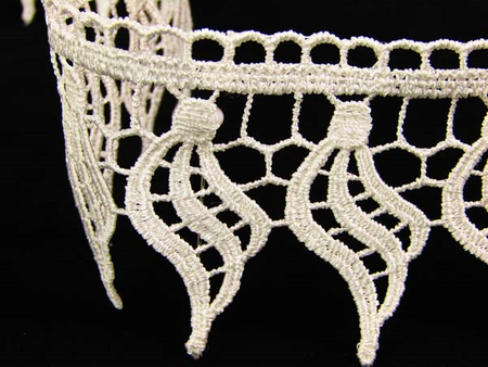 Koronka 5,5cm gipiurowa ecru