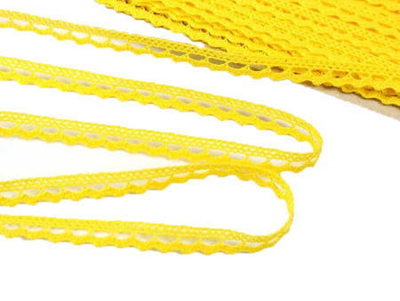 Koronka 0,9cm bawełniana żółta