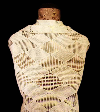 Koronka 170cm bawełniana ecru