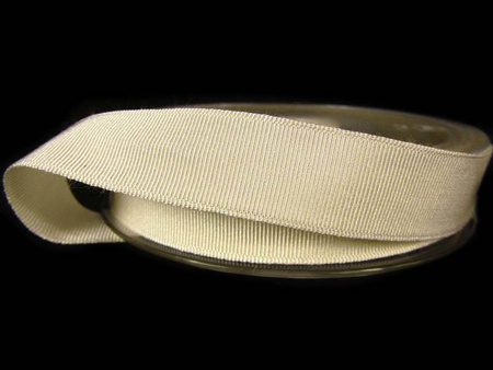 Taśma 18mm ryps bawełniano-poliamidowa ecru