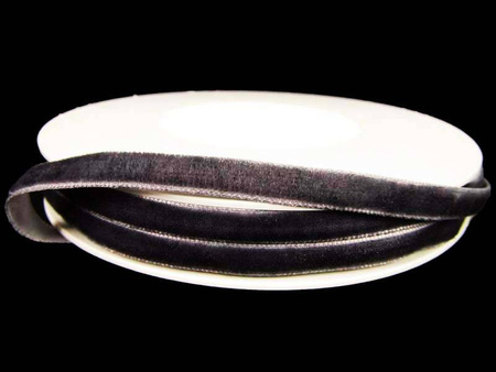 Aksamitka 6mm ciemny popiel