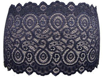 Wstawka 17cm elastyczna granat
