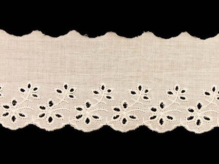 Koronka 7cm haft angielski natural