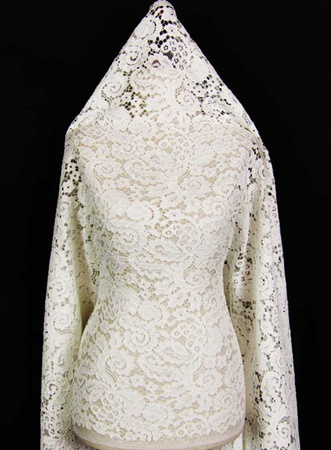 Koronka 160cm bawełnIano-wiskozowa ivory