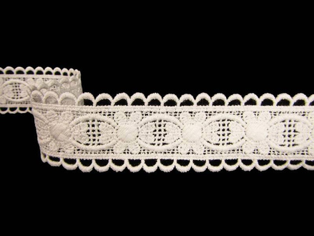 Wstawka 3,3cm gipiurowa bawełniana ivory