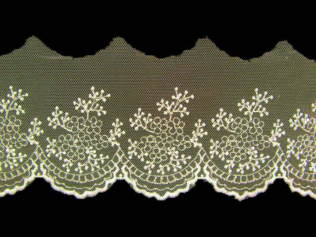 Koronka 9,5cm tiulowa ivory