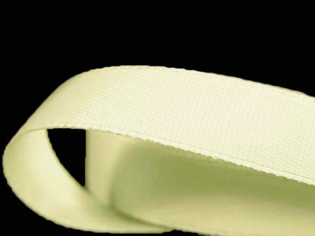 Wstążka 10mm atłas mat ecru