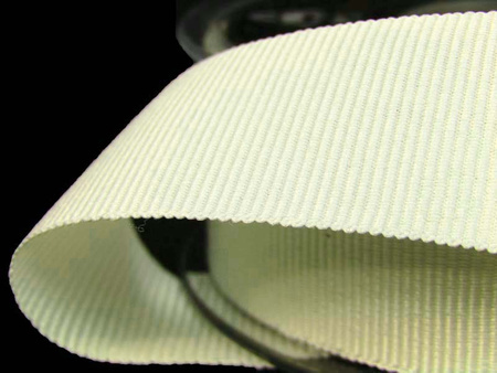 Taśma 25mm ryps poliestrowa ivory