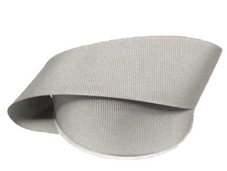 Taśma 38mm ryps poliestrowa popiel