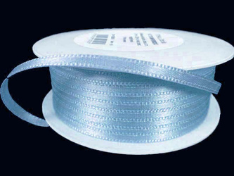 Wstążka 3mm atłas błękitna