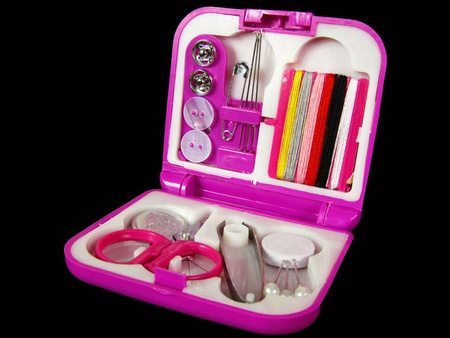 Przybornik krawiecki cyklamen