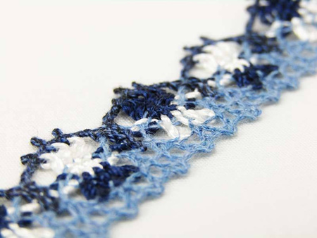 Koronka 1,8cm bawełniano-akrylowa granat