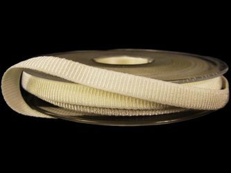 Taśma 8mm elastyczna ryps ecru