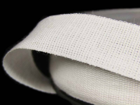 Taśma 16mm bawełniana biała