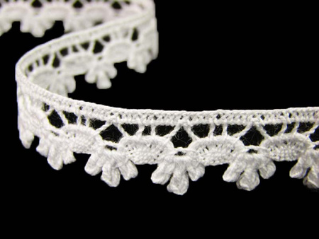 Koronka 1,3cm bawełniana biała