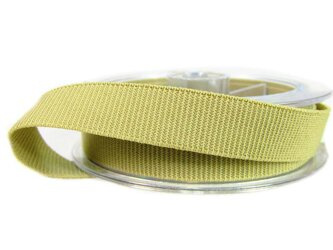 Taśma 15mm elastyczna ryps beż