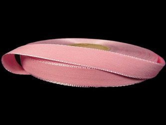 Taśma 12mm bawełniano-wiskozowa róż