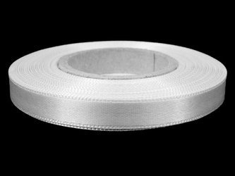 Wstążka 10mm atłas biała