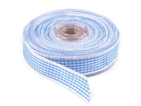 Wstążka 20mm PEPITO błękitna