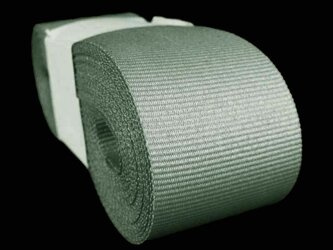 Taśma 37mm ryps poliestrowa popiel