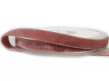 Aksamitka 9mm dwustronna antyczny róż