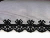 Koronka 9cm tiulowa czarna