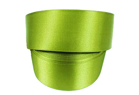 Wstążka 40mm atłas oliwka