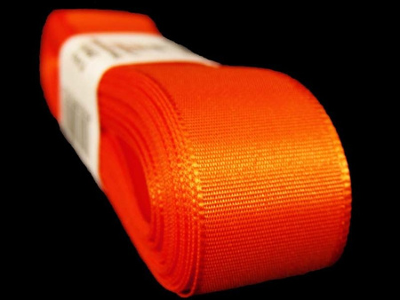Wstążka 20mm tafta ciemnopomarańczowa