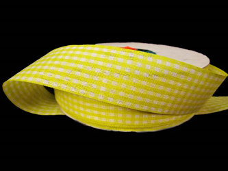 Wstążka 25mm PEPITO żółta