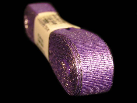 Wstążka 15mm lurex fiolet