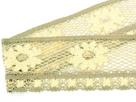 Koronka 8,5cm bawełna natural-len